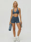 Grey Blue Activewear Set