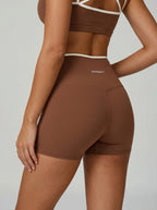 Brown Cross Back Short Set