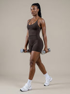 Cocoa Cross Back Short Set