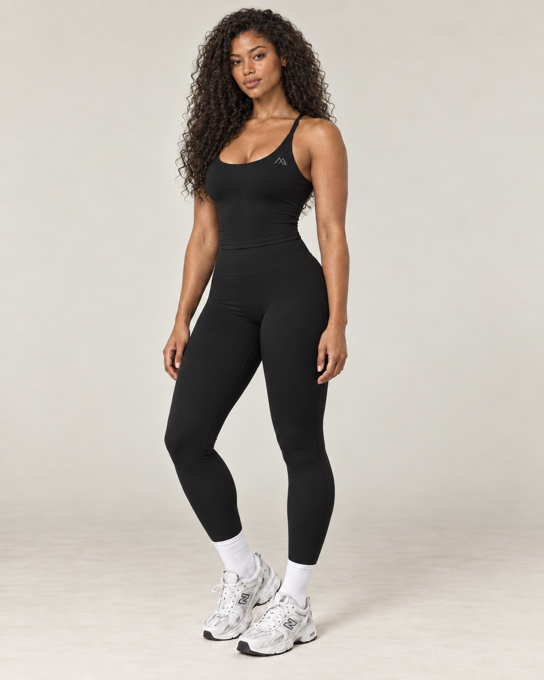 MaternaFit EMPOWER Cross-Back Training Bra - Black - image 3