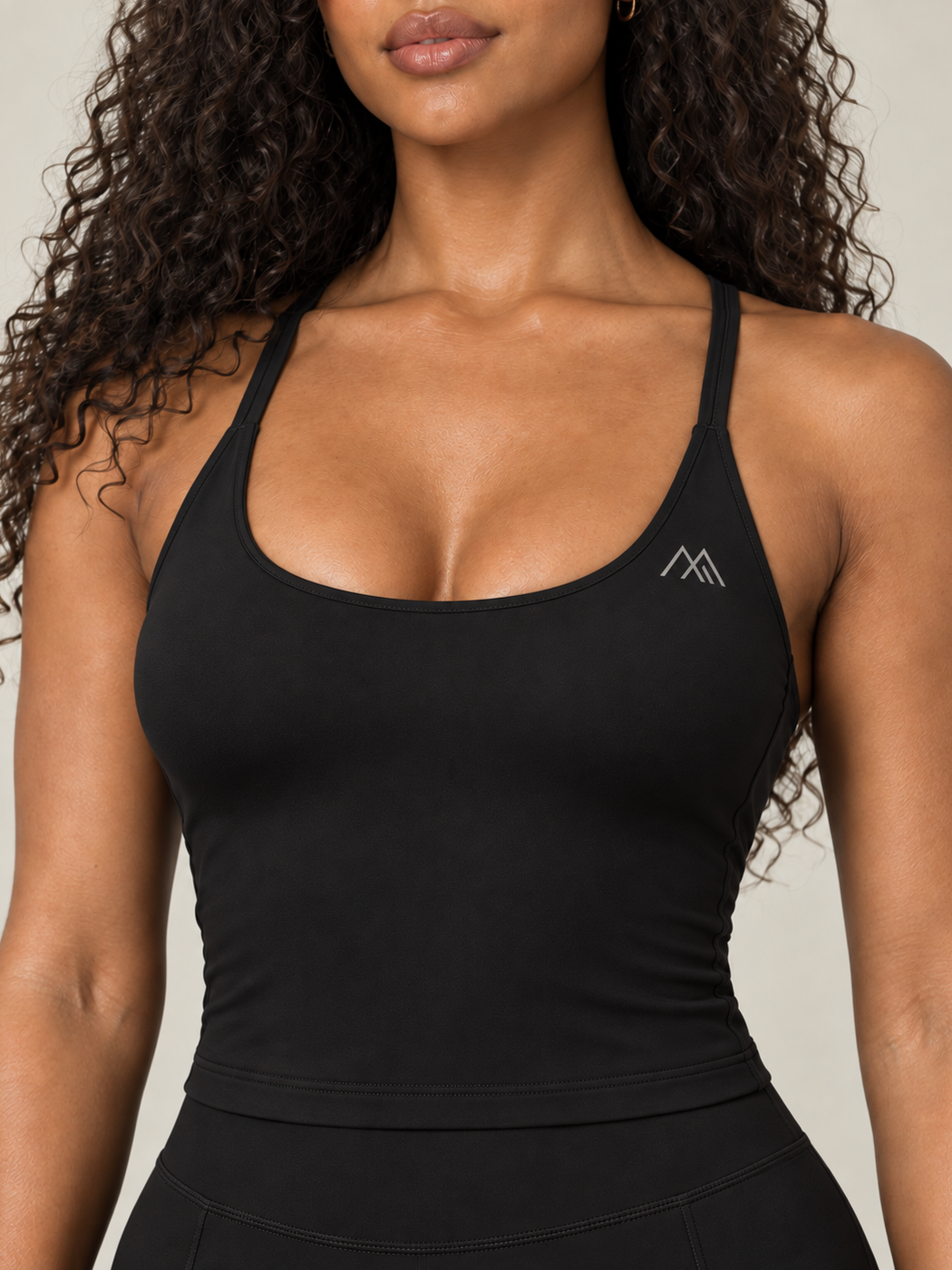 MaternaFit EMPOWER Cross-Back Training Bra - Black - image 4 Secondary image