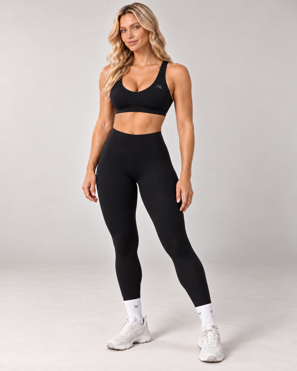 MaternaFit EMPOWER Sculpt V-Back Bra - Black - image 1 Main image