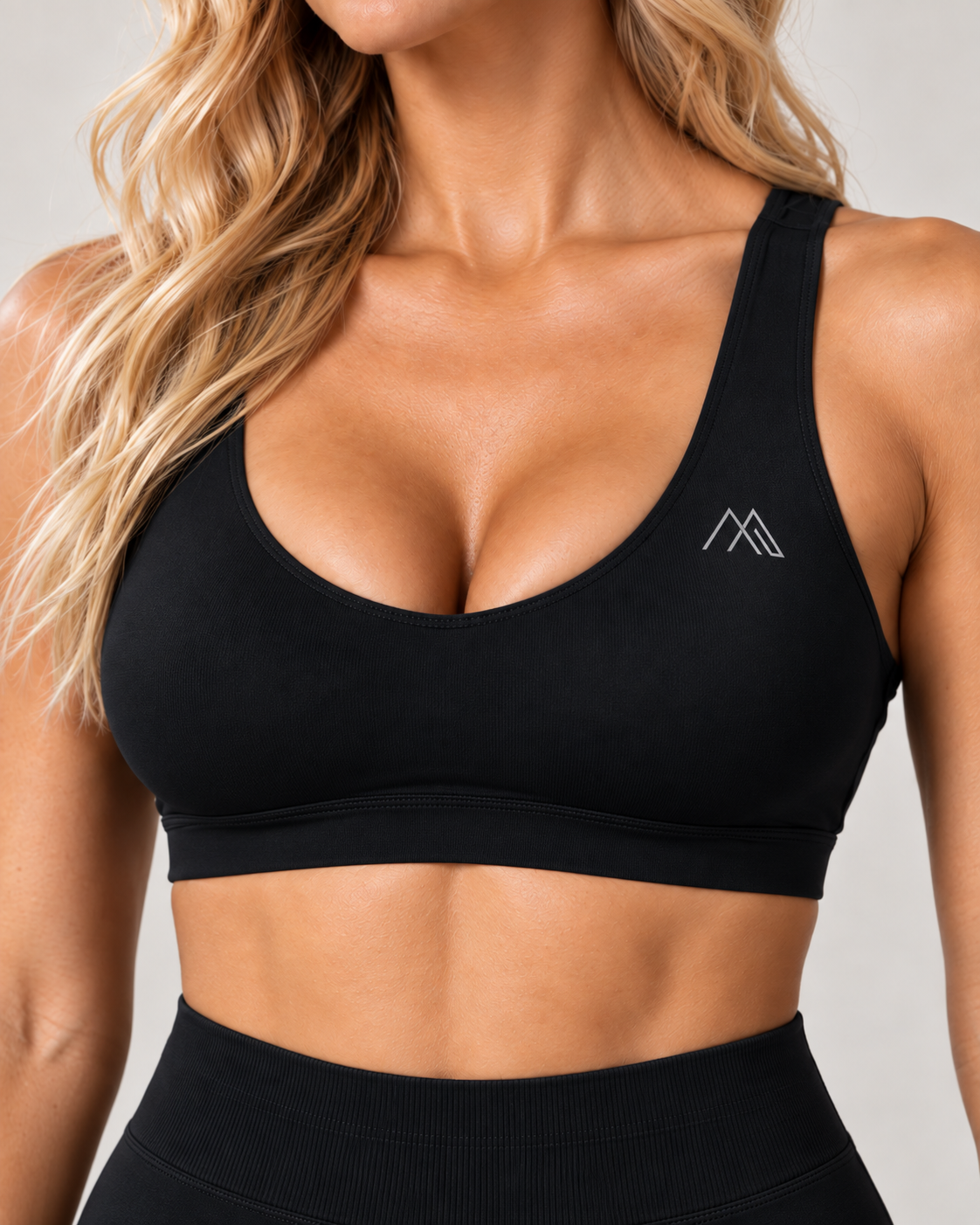 MaternaFit EMPOWER Sculpt V-Back Bra - Black - image 4