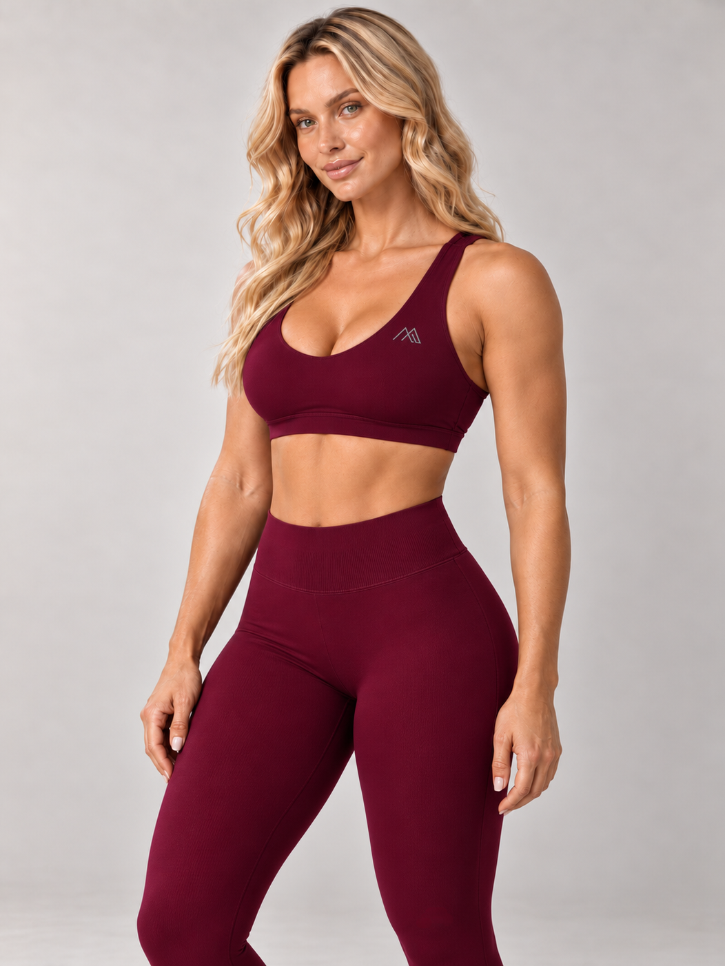 MaternaFit EMPOWER Sculpt V-Back Bra - Winter Berry - image 12