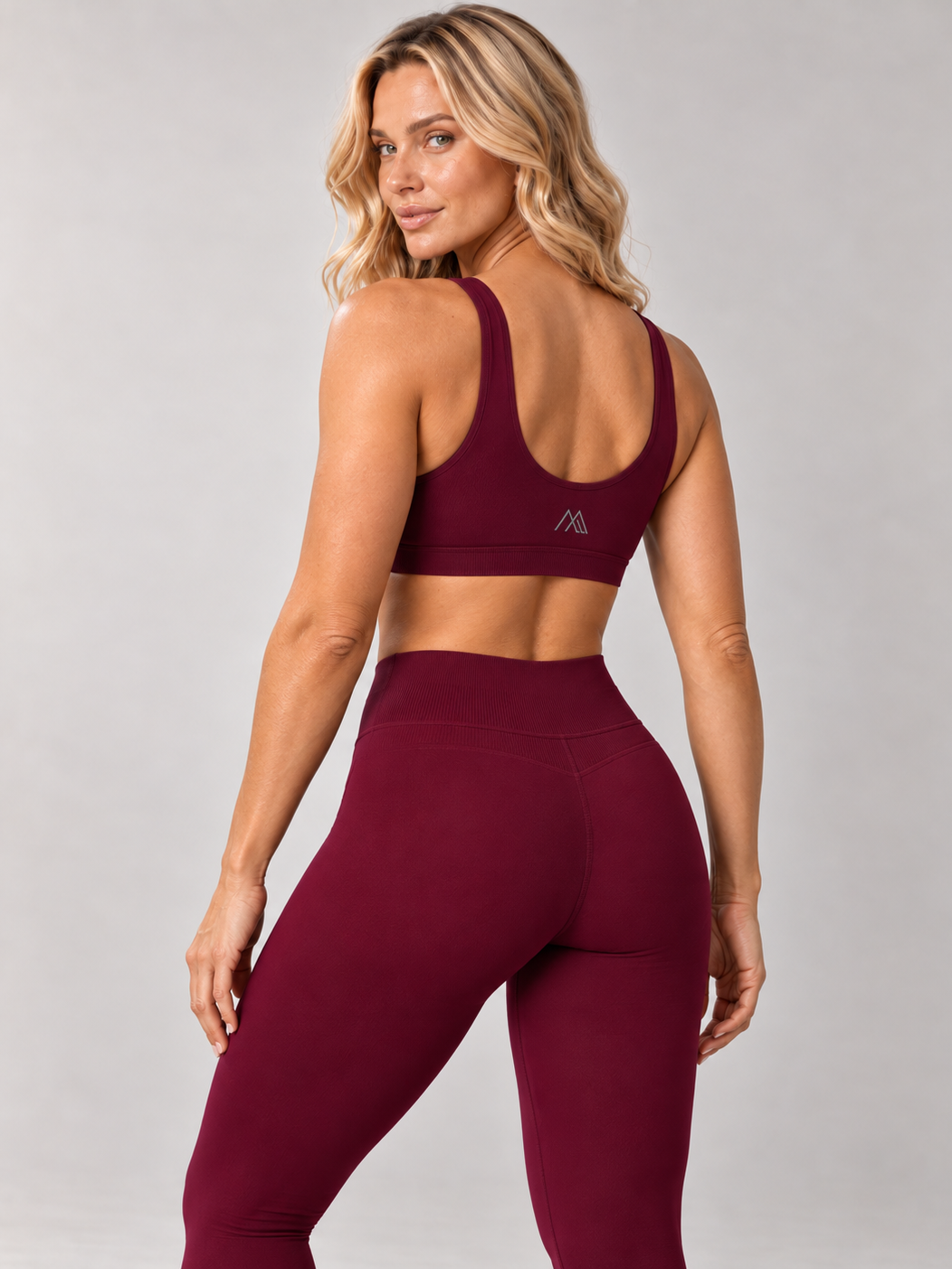 MaternaFit EMPOWER Sculpt V-Back Bra - Winter Berry - image 13