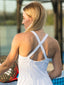 MaternaFit COURT & COURSE — ACE Tennis Dress - White - image 11