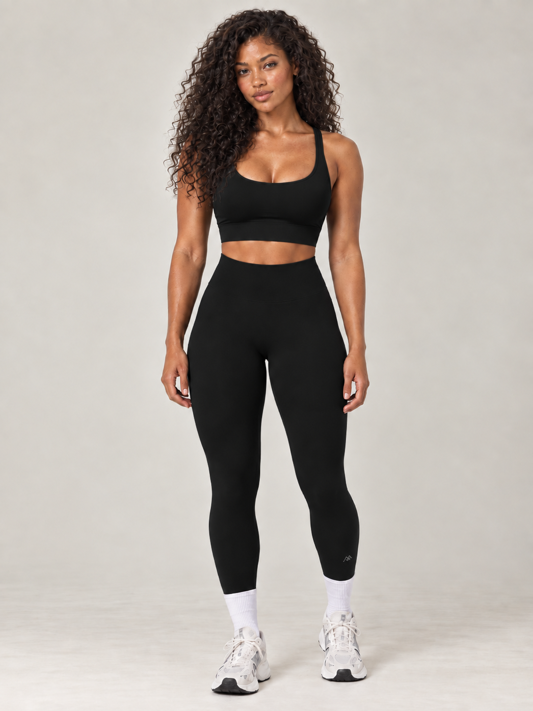 MaternaFit EMPOWER Scrunch Lift Leggings - Black - image 1 Main image
