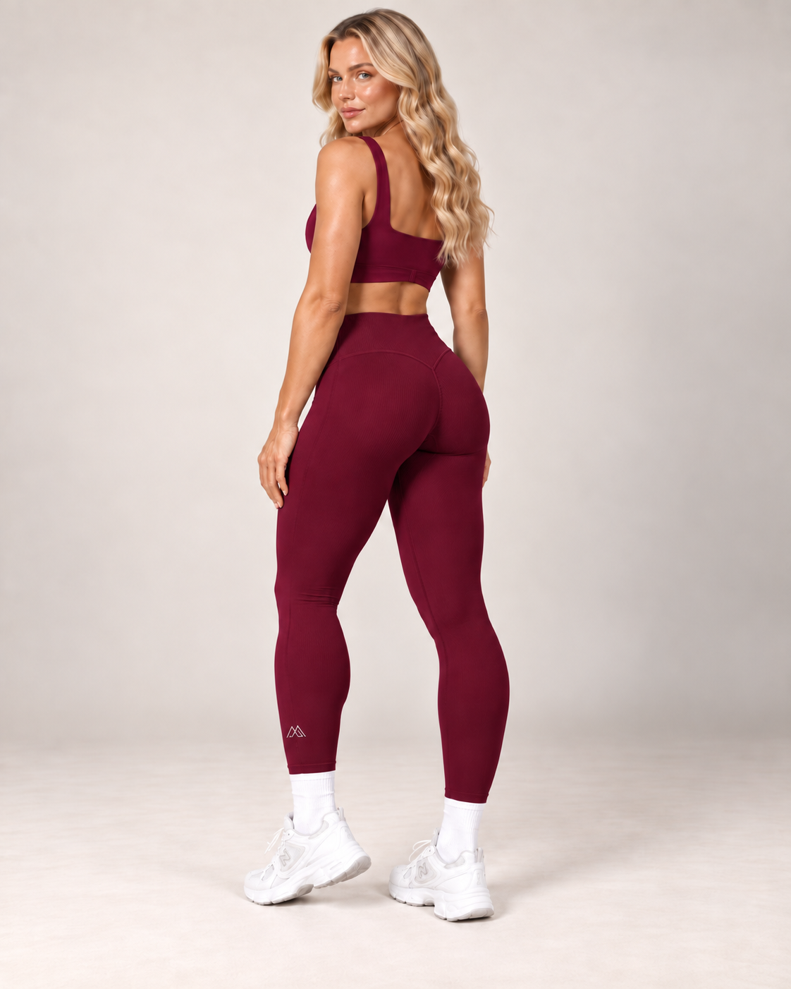 MaternaFit EMPOWER Scrunch Lift Leggings - Winter Berry - image 10 Secondary image