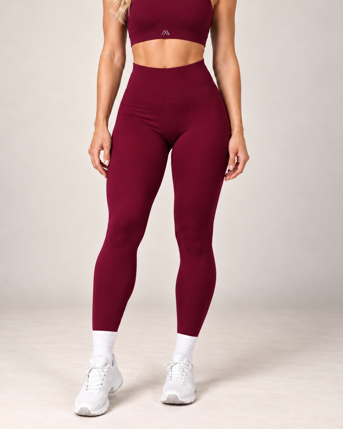 MaternaFit EMPOWER Scrunch Lift Leggings - Winter Berry - image 11
