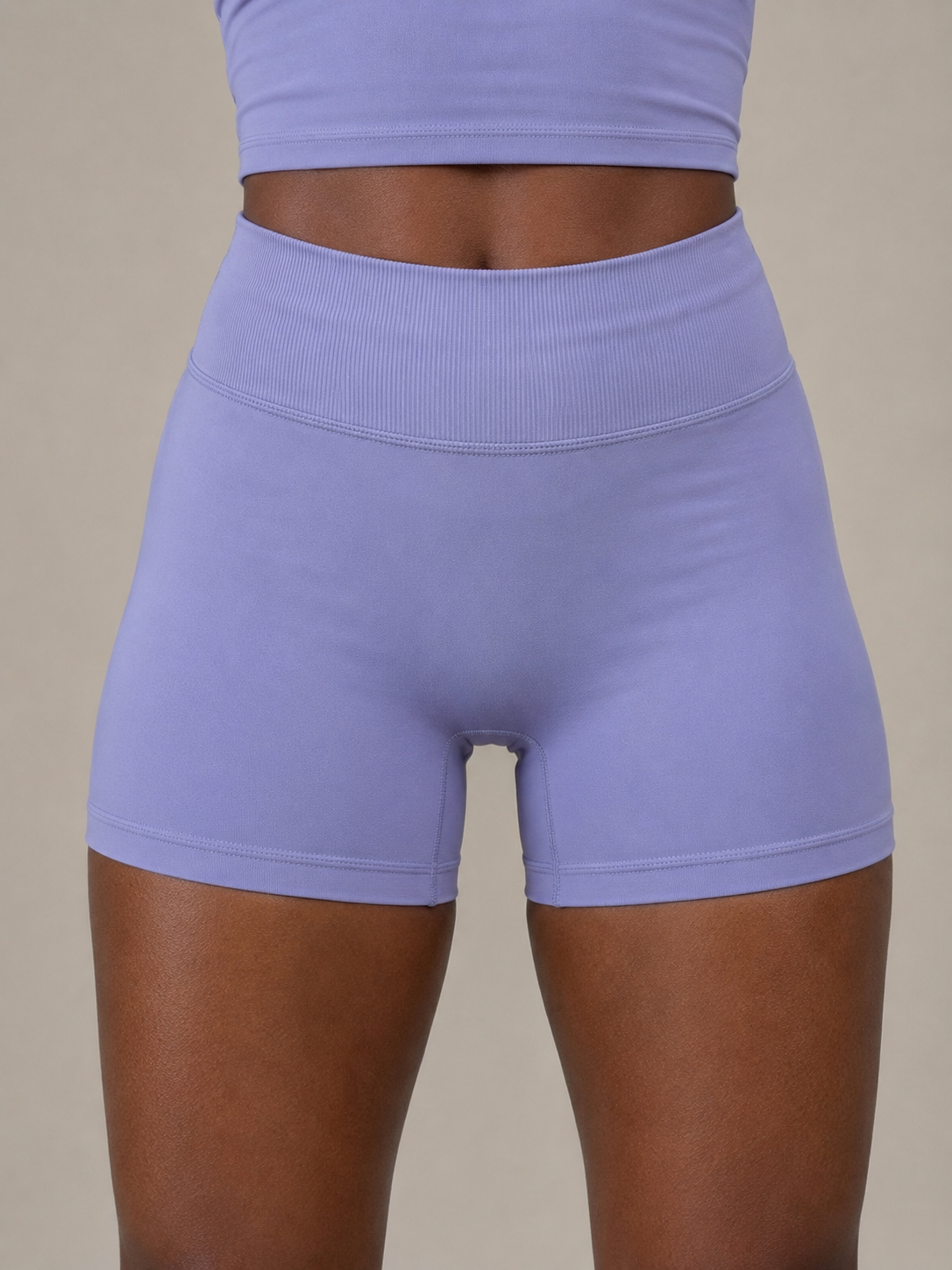 MaternaFit EMPOWER Scrunch Lift Shorts - Nightfall Purple - image 8
