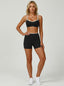 MaternaFit ESSENTIAL Cross-Back Sculpt Shorts - Black - image 1