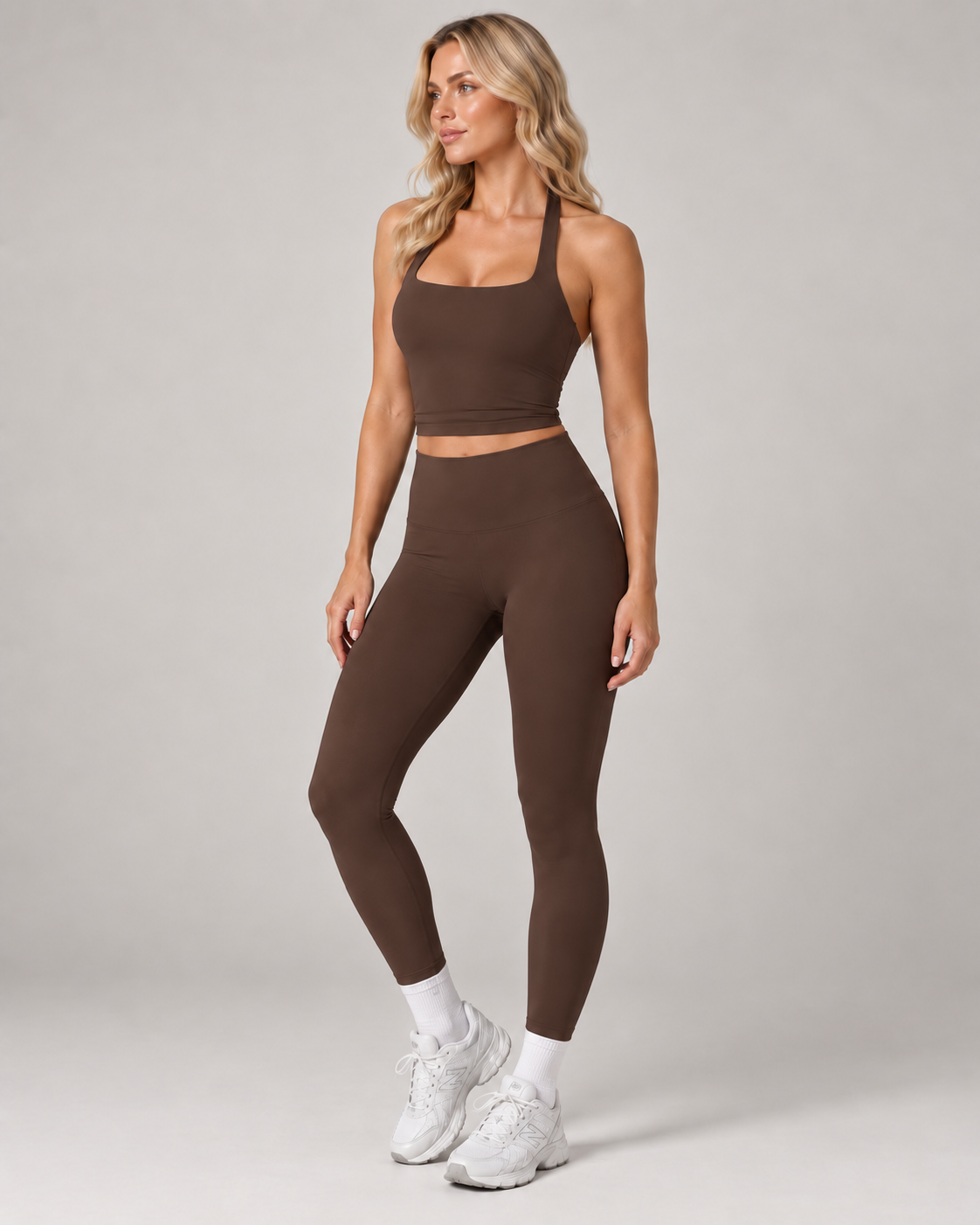 MaternaFit FLOW Training Tank - Brown - image 8