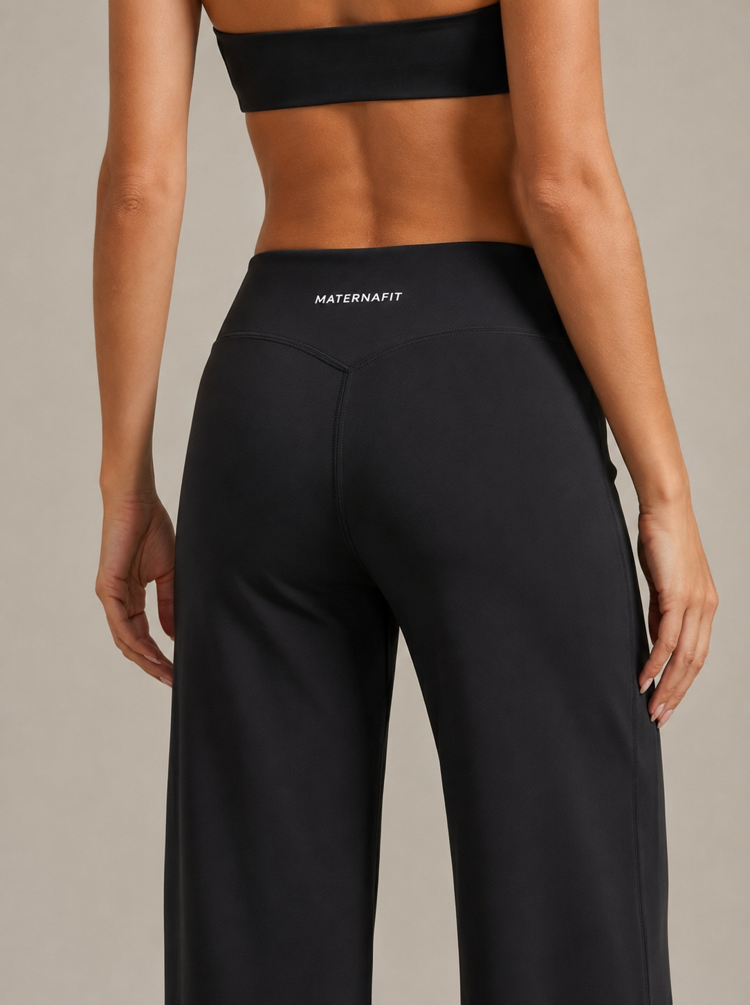 MaternaFit FLOW Wide-Leg Pants - Black - image 6