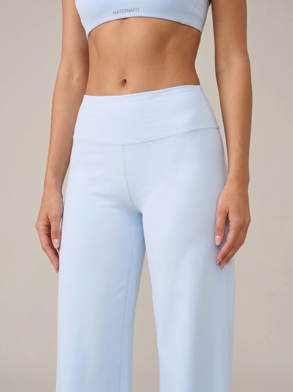 MaternaFit FLOW Wide-Leg Pants - Blue - image 11