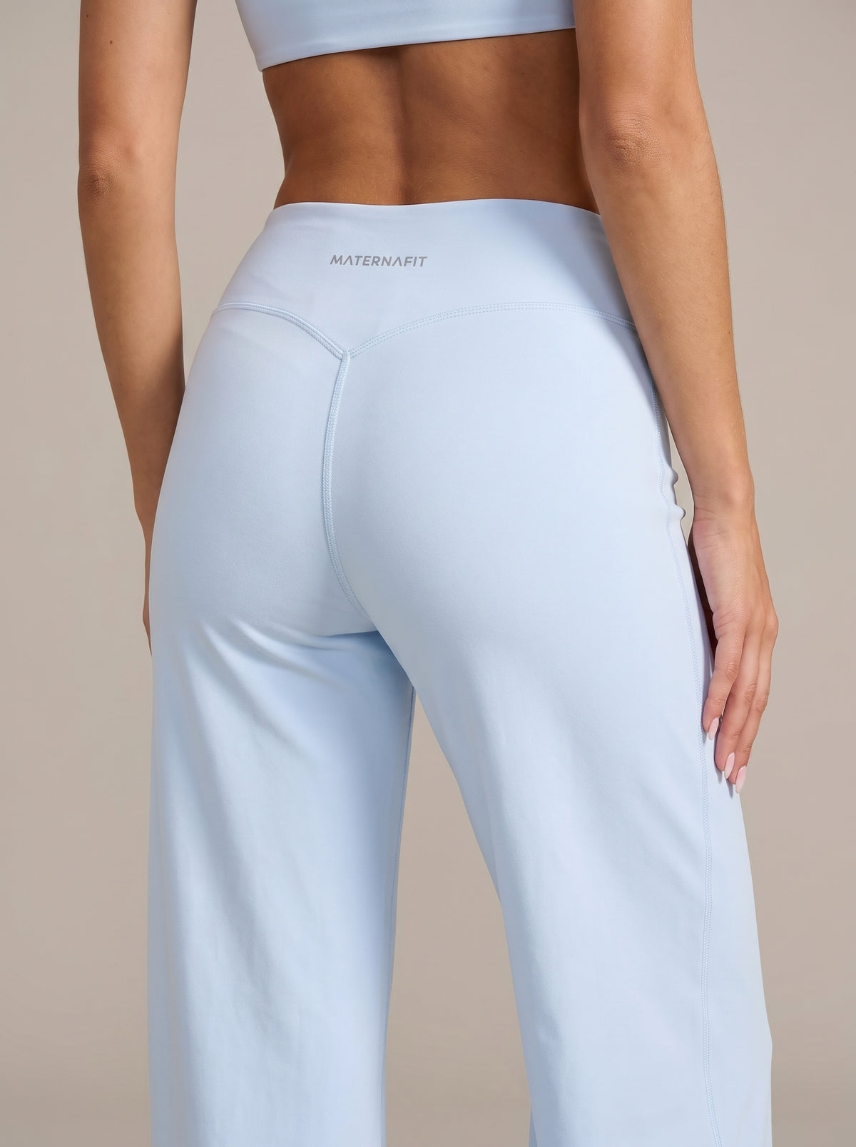 MaternaFit FLOW Wide-Leg Pants - Blue - image 12