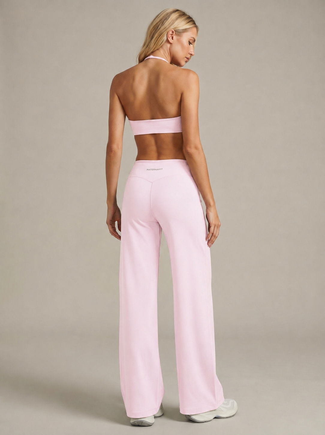 MaternaFit FLOW Wide-Leg Pants - Pink - image 13