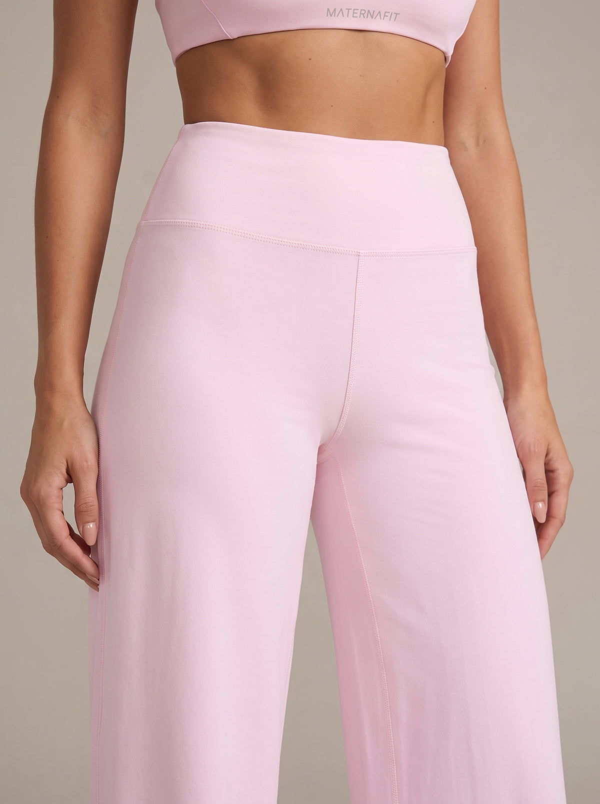 MaternaFit FLOW Wide-Leg Pants - Pink - image 18