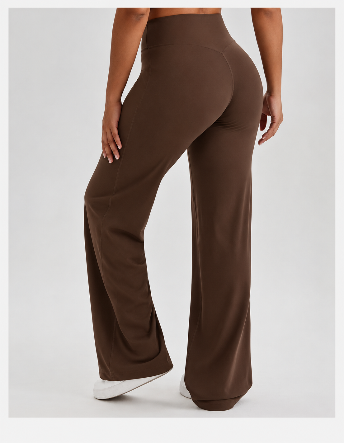 MaternaFit FLOW Straight-Leg Training Pants - Brown - image 6