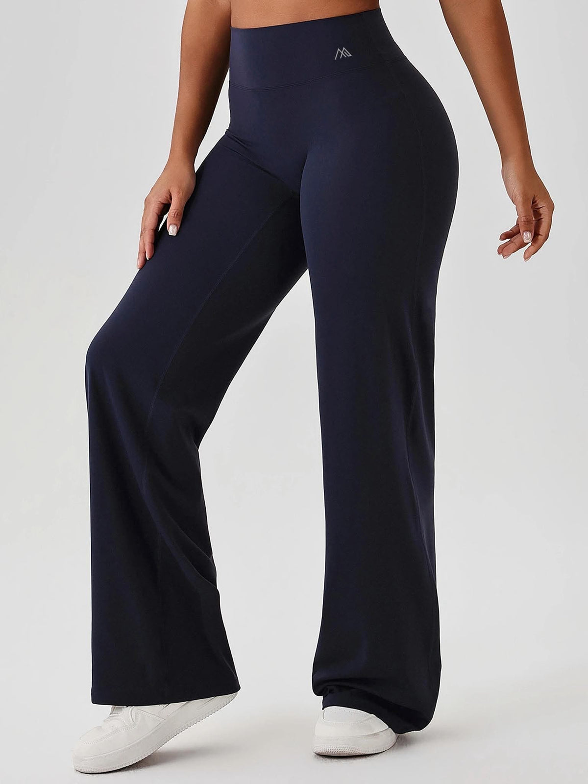 MaternaFit FLOW Straight-Leg Training Pants - Navy Blue - image 10